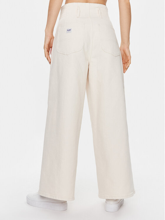 Lee Lee Jeans 112341379 Écru Straight Leg