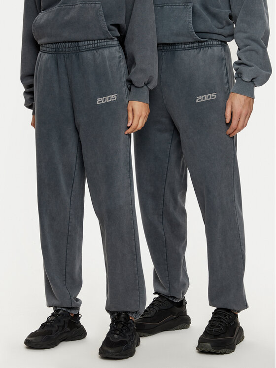 2005 2005 Jogginghose Unisex Pure Grau Relaxed Fit