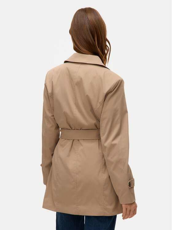 Vero Moda Vero Moda Тренч Chelsea 10329343 Бежевий Regular Fit