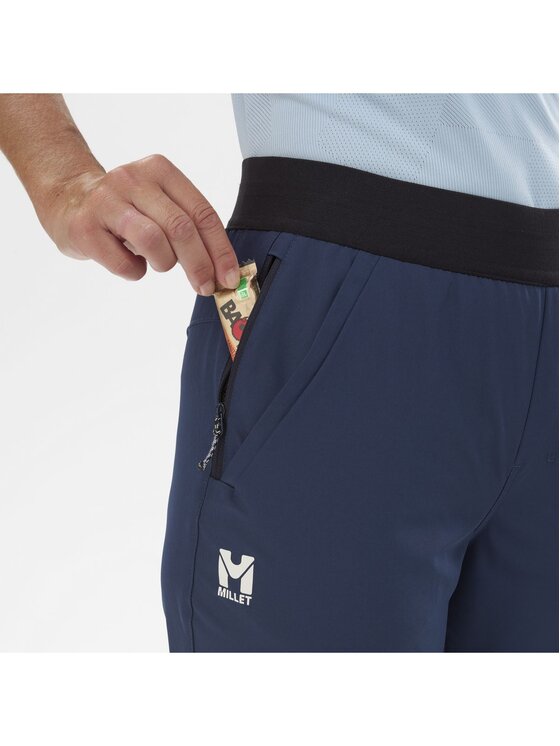 Millet Millet Spodnie outdoor Wanaka Stretch Pant Iii W Granatowy Regular Fit