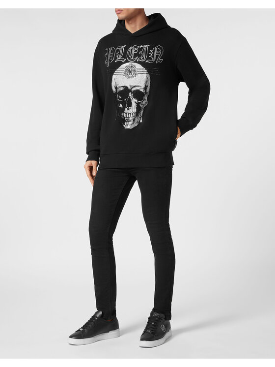 PHILIPP PLEIN PHILIPP PLEIN Felpa 14809 Nero Regular Fit