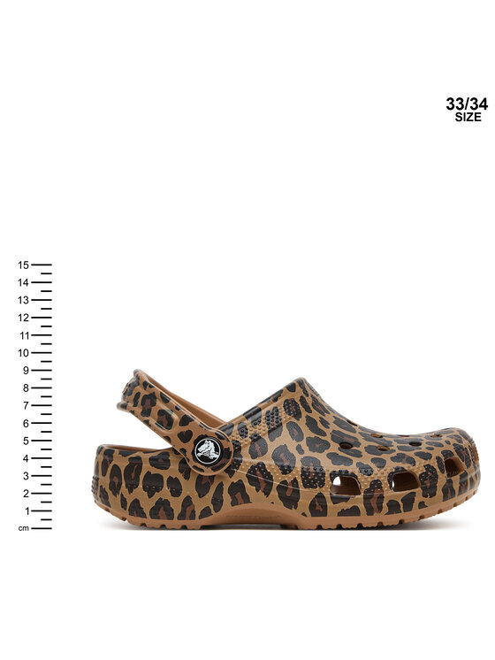 Crocs Crocs Ciabatte Classic Animal Clog 211881 Marrone