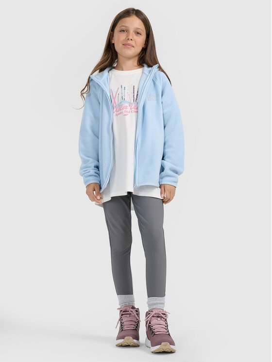 4F 4F Felpa di pile 4FJRAW25TFLEF444-33S Blu Oversize