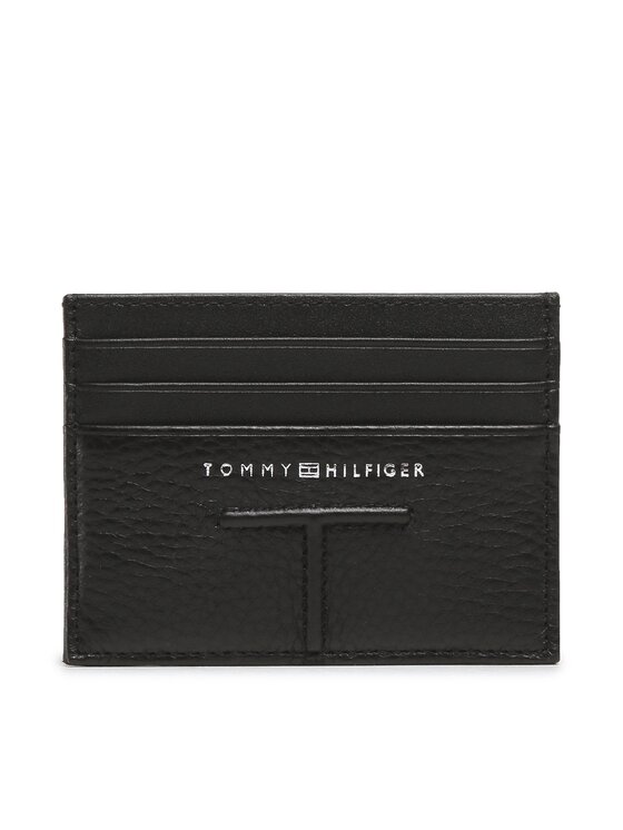 Tommy Hilfiger Kredītkaršu turētājs Central Cc Holder AM0AM10609 Melns