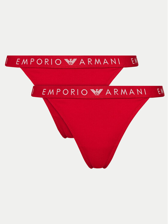 Emporio Armani Underwear Set 2 Parov Tangic 164522 4F227 10374 Rdeča