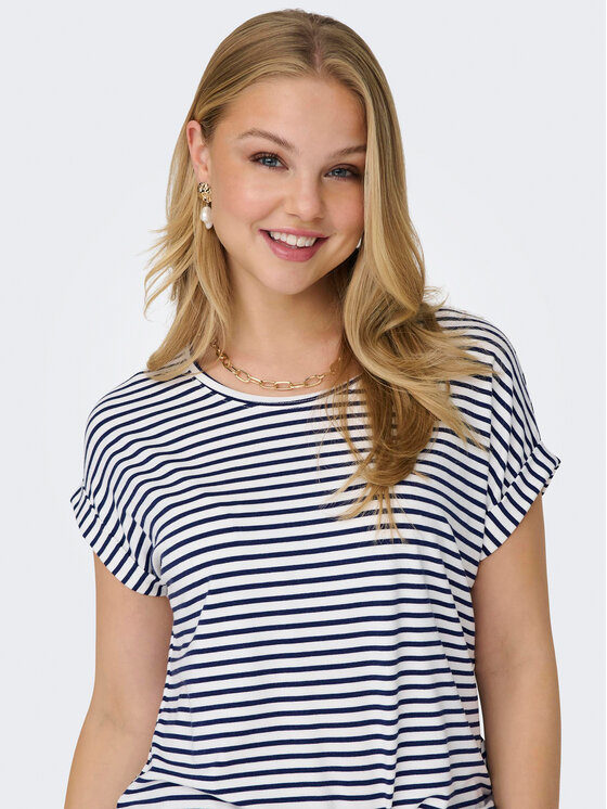 ONLY ONLY T-särk Moster 15206243 Valge Regular Fit