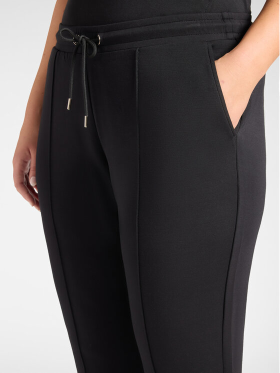 Elena Mirò Elena Mirò Spodnie materiałowe P024Z000240N033 Czarny Regular Fit