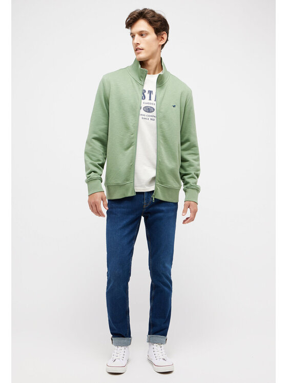 Mustang Mustang Felpa Dillon Verde Regular Fit