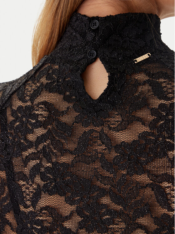 Guess Guess Боди O5BM08 K1820 Черен Slim Fit