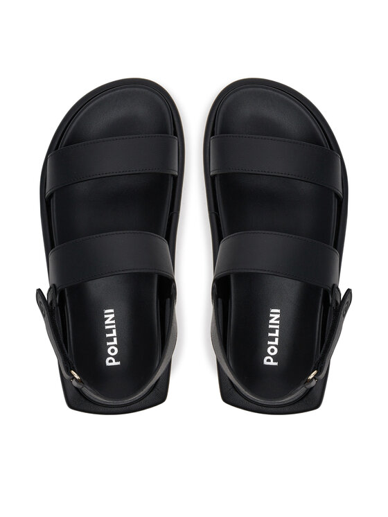 Pollini Pollini Sandále SA16155G1MTL0000 Čierna