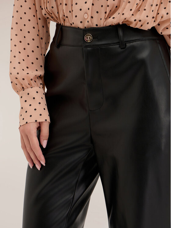 Motivi Motivi Pantaloni di tessuto P300Q004814N033 Nero Regular Fit
