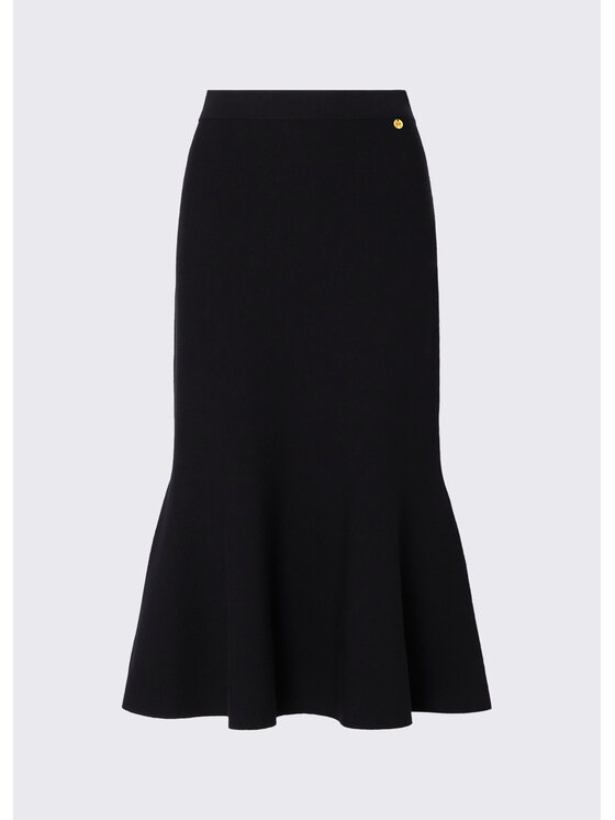 Liu Jo Liu Jo Spódnica midi WF6377MS99E22222 Czarny Regular Fit