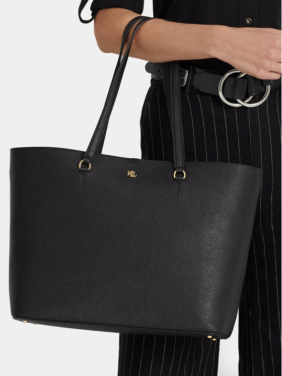 LAUREN RALPH LAUREN Lauren Ralph Lauren Ročna torba 431911655001 Črna