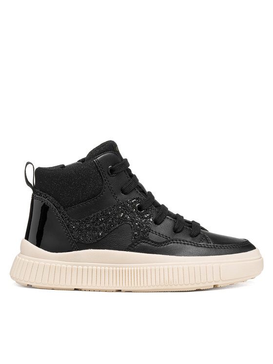 Geox Sneakers J Laquinny Girl J66M3D 05402 C9999 M Negru