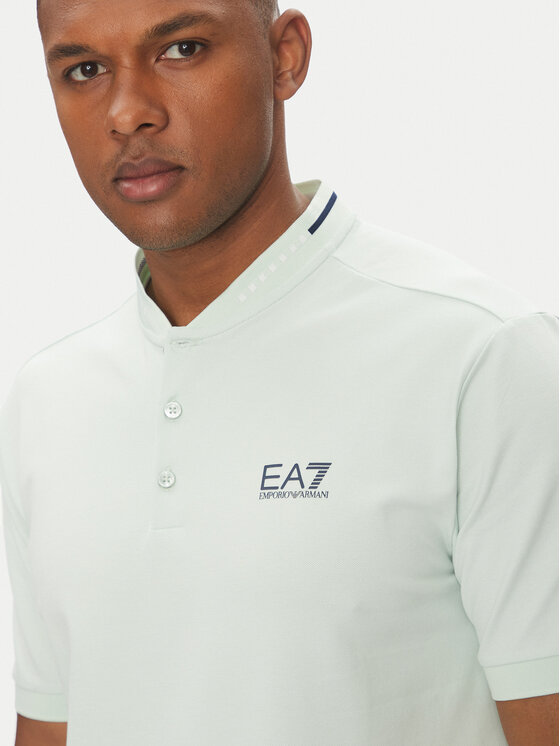 EA7 Emporio Armani EA7 Emporio Armani Polo 7M000183 AF13511 U9060 Błękitny Regular Fit