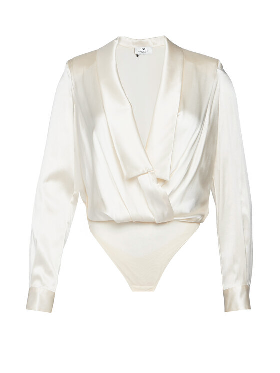 Elisabetta Franchi Elisabetta Franchi Боди CB-007-57E2-V490 Бежов Regular Fit