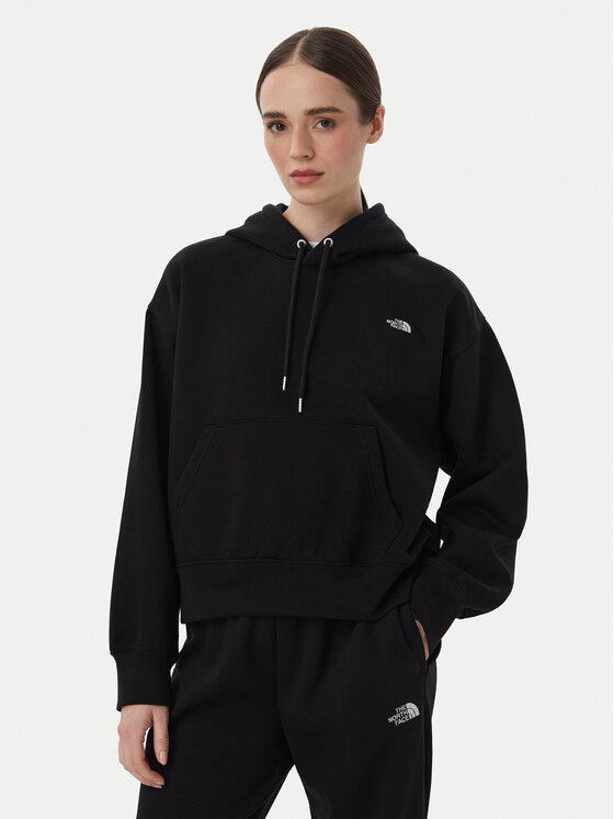 The North Face Hanorac Tnf Essential Simple Dome Boxy Os NF0A8HBX Negru Regular Fit