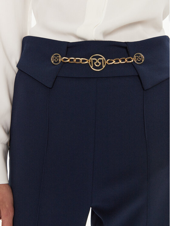 Rinascimento Rinascimento Pantaloni di tessuto CFC0120004003 Blu scuro Regular Fit