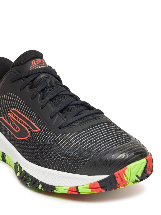 Skechers Skechers Boty na tenis Skechers Viper Court Pro 2.0- 246109/BKMT Černá