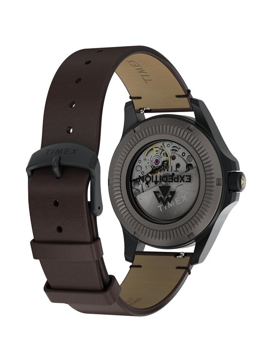Timex Timex Zegarek TW2Y90900 Brązowy