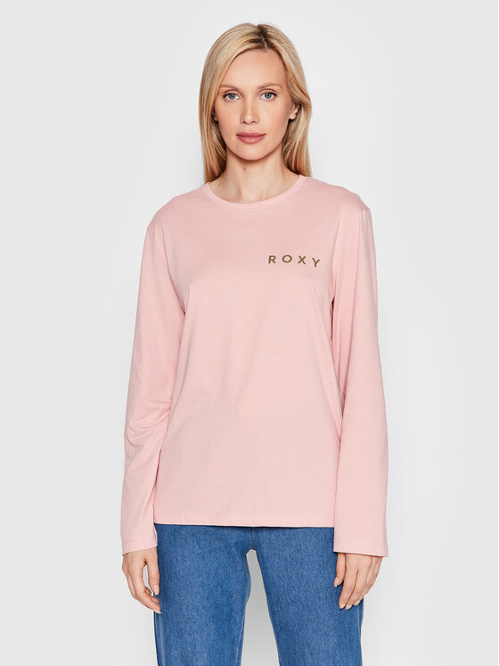 Roxy Bluza I Am A Rider ERJZT05443 Roza Regular Fit
