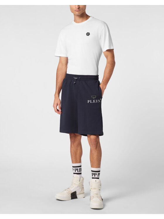 PHILIPP PLEIN PHILIPP PLEIN Joggery 9433 Błękitny Jogger Fit
