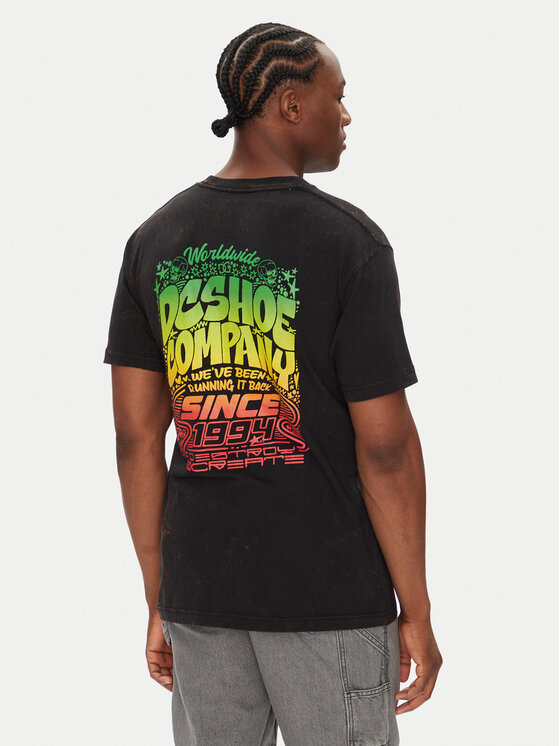 DC DC Póló ADYZT05450 Fekete Heritage Fit