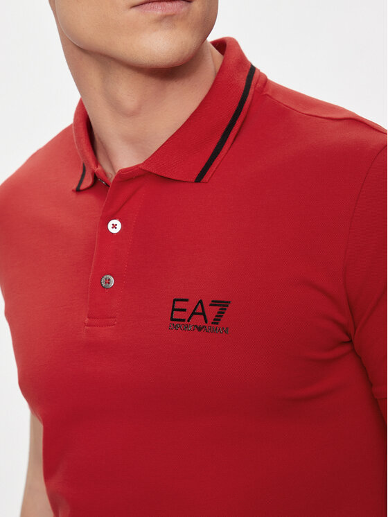 EA7 Emporio Armani EA7 Emporio Armani Поло 8NPF06 PJ04Z 1461 Червоний Regular Fit