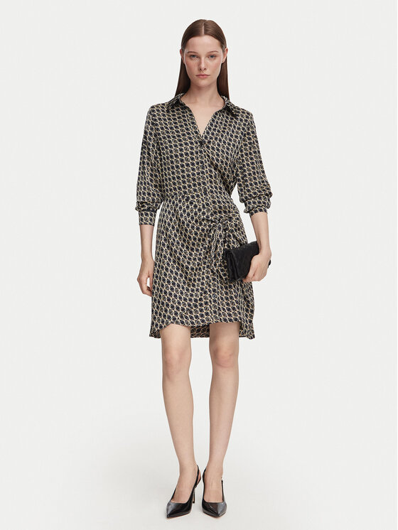 Guess Guess Srajčna obleka W4YK35 WF1T2 Mornarsko modra Regular Fit