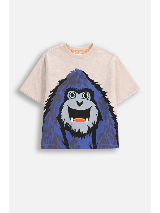 Coccodrillo Coccodrillo T-Shirt ZC5143201YBK-002 Béžová Regular Fit