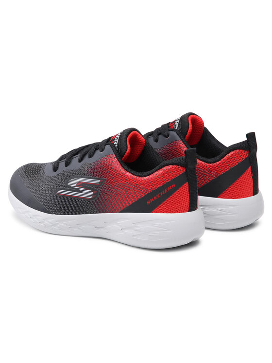 Skechers Skechers Sneakersy Haddox 97866L/BKRD Czarny