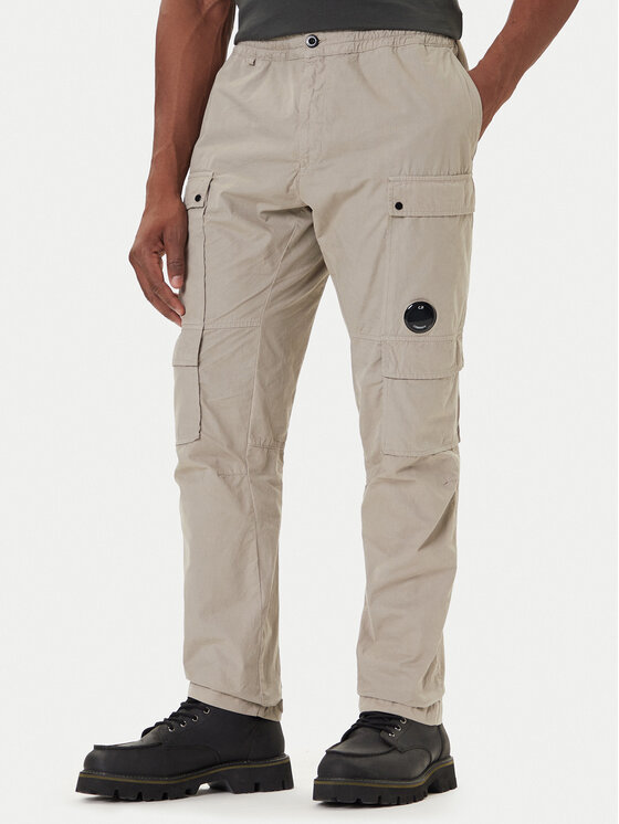 C.P. Company C.P. Company Pantaloni din material 19CMPA173A110324G Gri Regular Fit