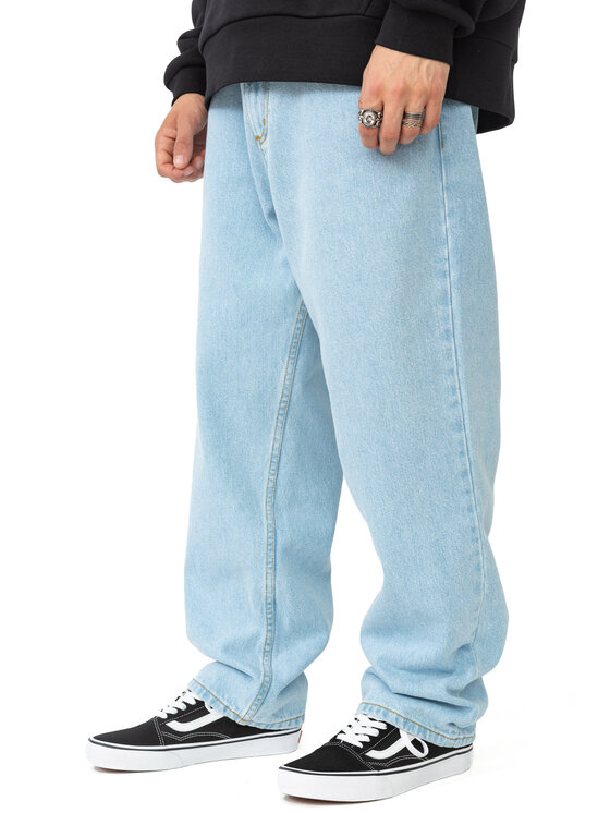 Mercur Mercur Jeansy Monument Niebieski Baggy Fit