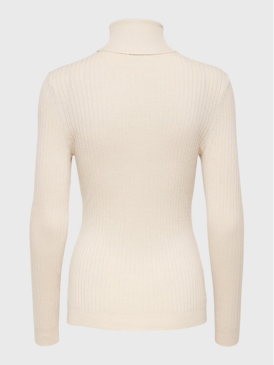 ONLY ONLY Rollkragenpullover Karol 15165075 Beige Slim Fit