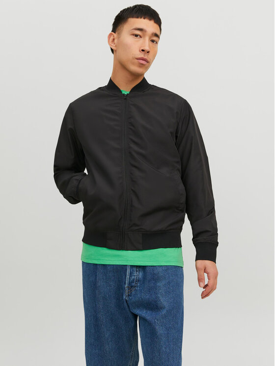 Jack&Jones Geacă bomber Palma 12235603 Negru Regular Fit