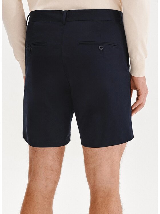 Pako Lorente Pako Lorente Szorty materiałowe P25SF-WS-006 Granatowy Regular Fit
