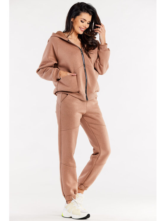 Infinite You Infinite You Mikina M324 Béžová Basic Fit
