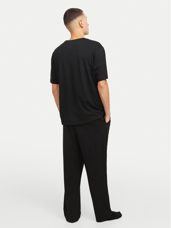 Jack&Jones Jack&Jones Pižama Everest 12273633 Črna Standard Fit