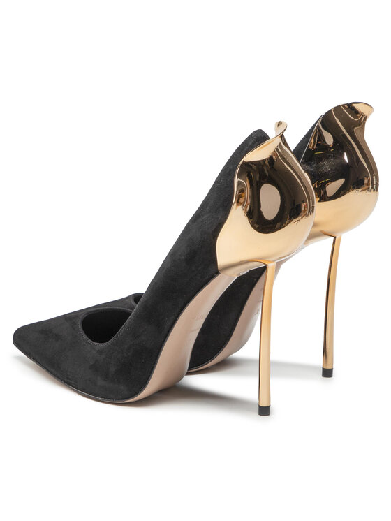 Le Silla Le Silla High Heels Deco Petalo 3110M100G3PPVEL212 Schwarz