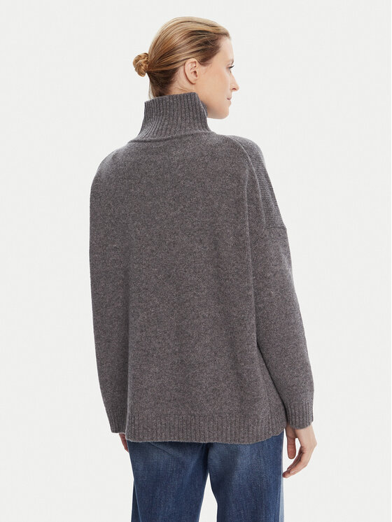 Weekend Max Mara Weekend Max Mara Rollkragenpullover Borgia 2525366112 Grau Relaxed Fit