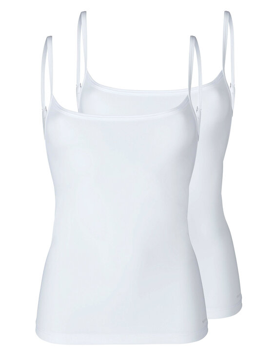 Skiny Skiny 2-dílná sada T-shirts 85720 Bílá Slim Fit