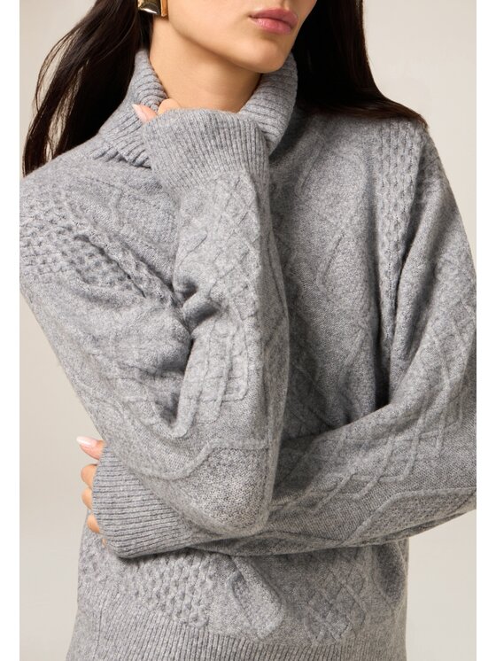 Oltre Oltre Maglione M118E002118N013 Grigio Regular Fit