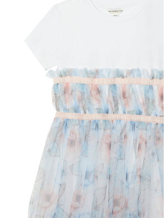 Guess Guess Elegantna obleka J6RK17 K6YW0 Pisana Regular Fit