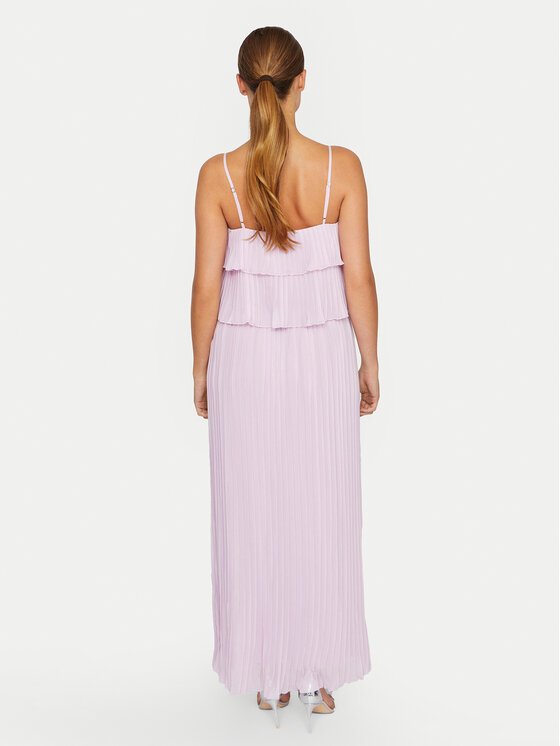 Vila Vila Rochie cocktail Chiffan 14104100 Violet Regular Fit