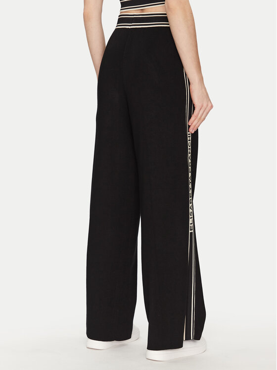 Elisabetta Franchi Elisabetta Franchi Долнище анцуг KP-65S-51E2 Черен Regular Fit
