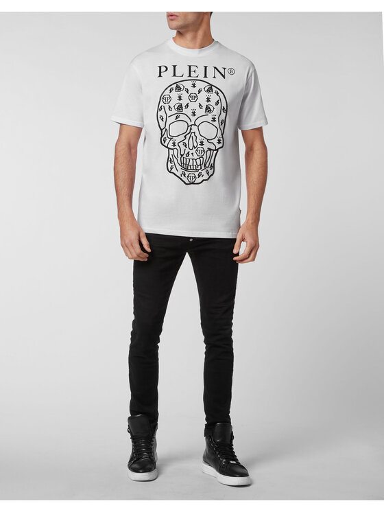 PHILIPP PLEIN PHILIPP PLEIN T-shirt 177 Bianco Regular Fit