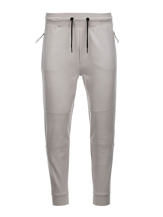 Ombre Ombre Spodnie dresowe OM-PASK-0142 Beżowy Regular Fit