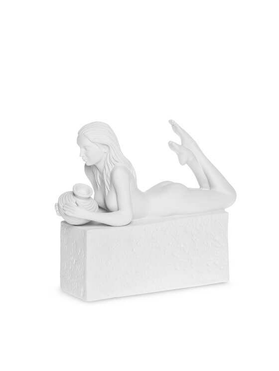 Lamart Lamart Figurka Znak Zodiaku- Wodnik - Christel Marott Biały