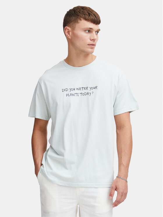 Solid T-shirt Inam 21108141 Bleu Regular Fit