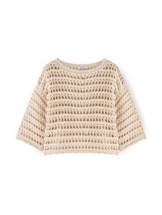 Motivi Motivi Maglione M161W003860N011 Crema Over Fit